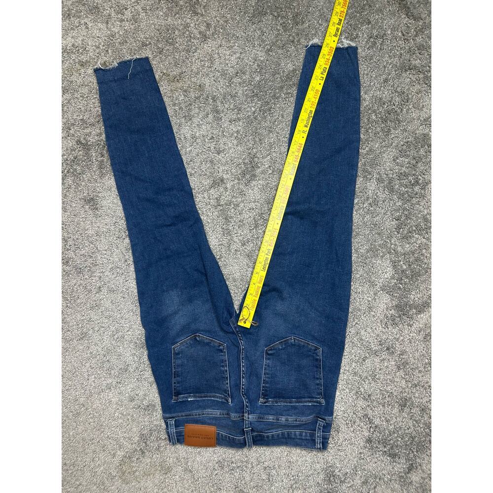 Lucky Brand Jeans Size 8/29 Distressed Soft Frayed Edges Mid Rise Skinny - Picture 5 of 10